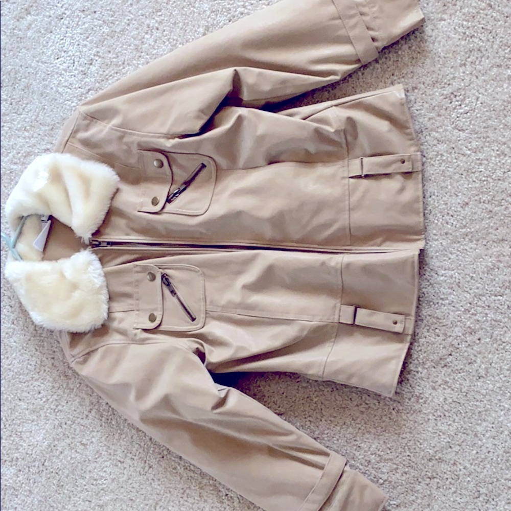 Girls perfect suede dress coat